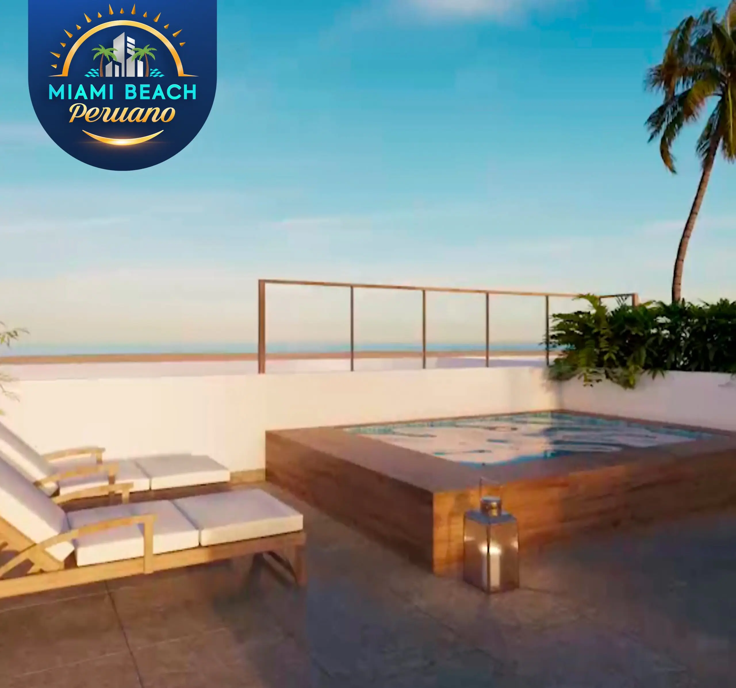 Terraza con Piscina